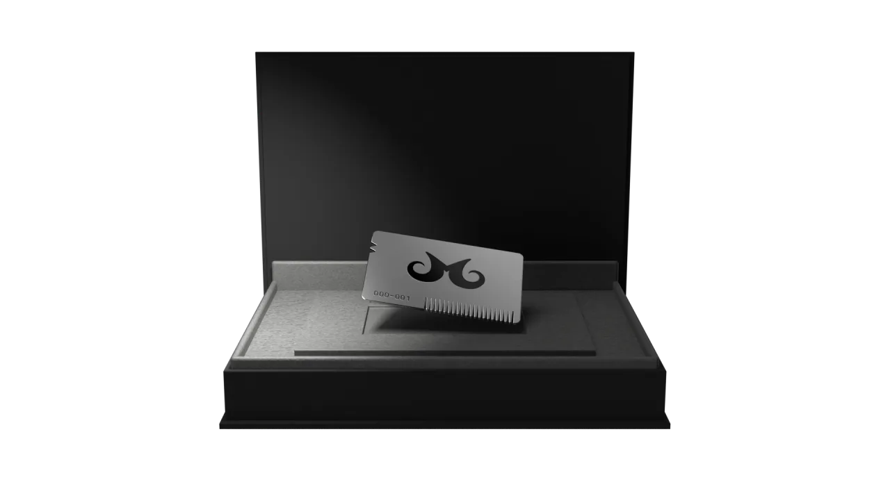Premium luxury presentation box with velvet interior